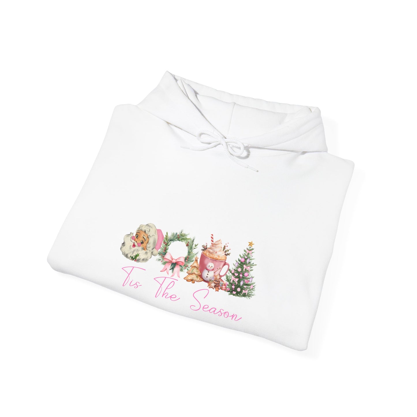 Christmas Wreaths & Trees Hoodie — 'Tis the Season Holiday Sweatshirt