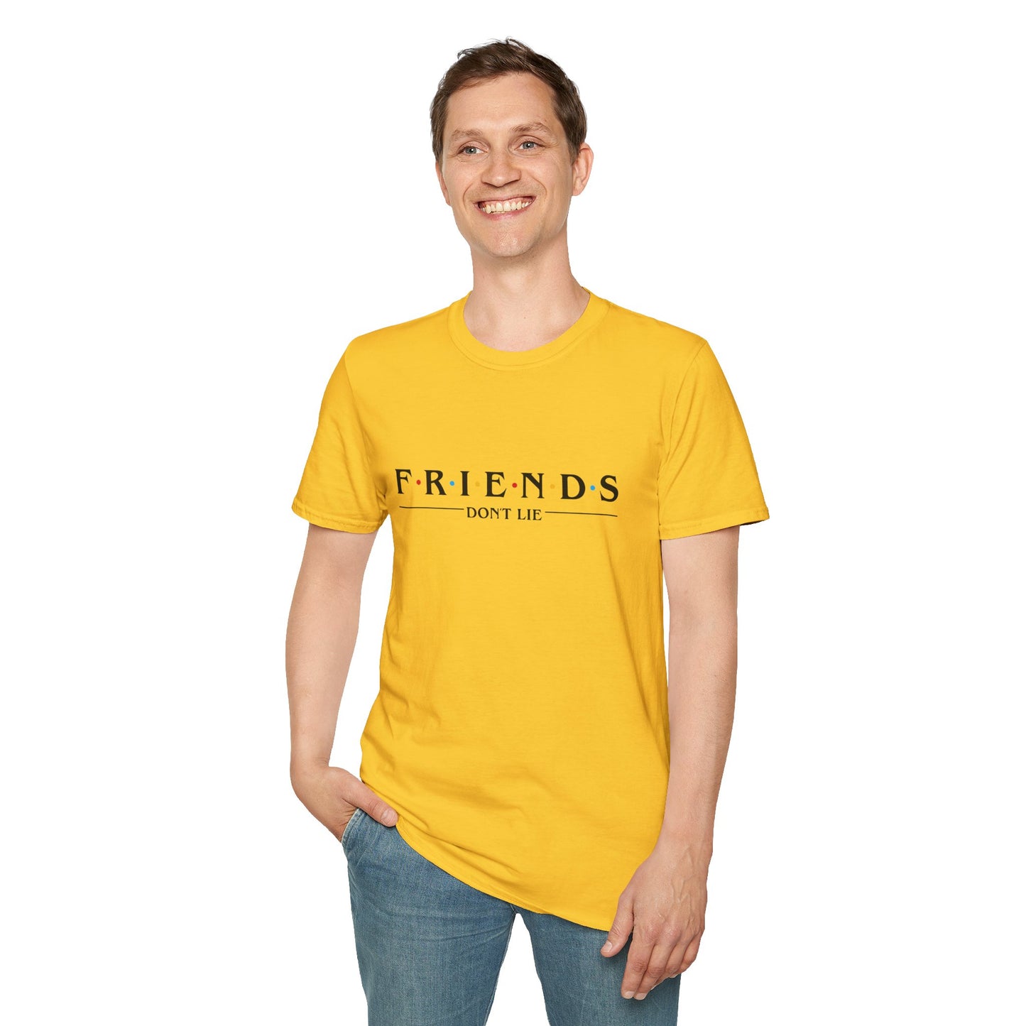 Friends Don't Lie T-Shirt — Stranger Things Inspired Retro Logo Tee