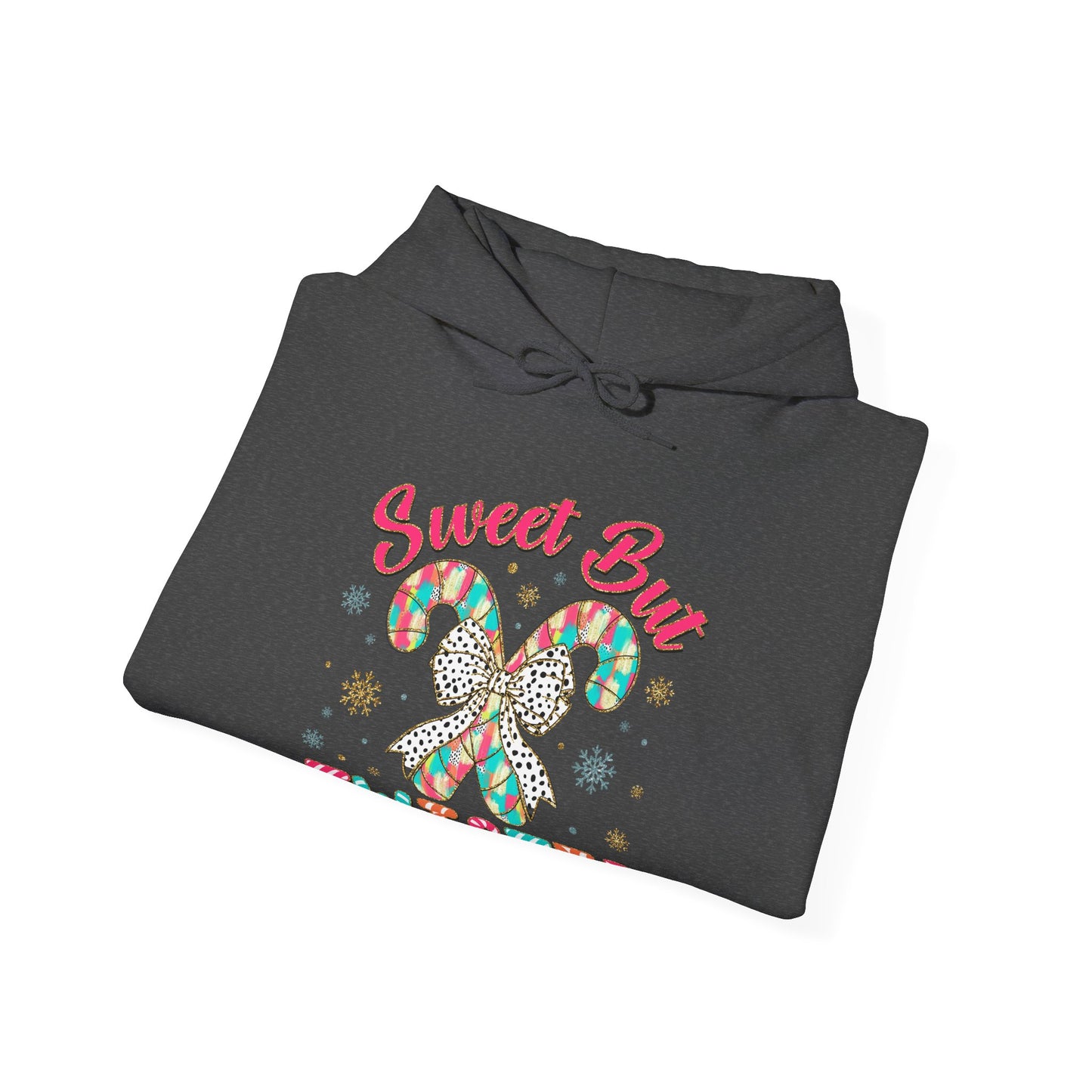Sweet But Twisted Hoodie – Candy Cane Butterfly Christmas Sweatshirt
