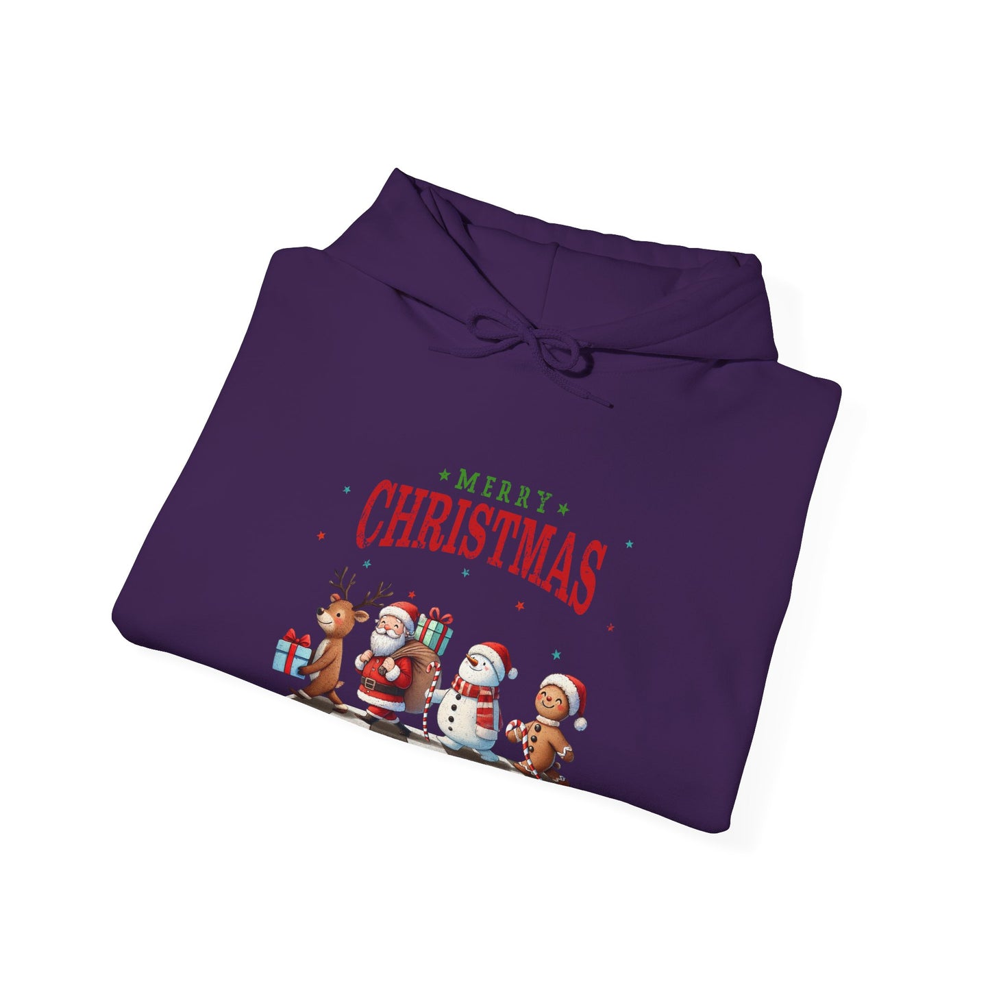 Christmas Choir Hoodie — 'Merry Christmas' Holiday Animal Carolers Sweatshirt