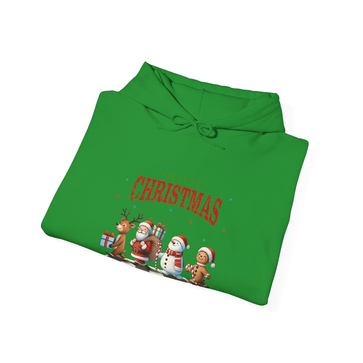 Christmas Choir Hoodie — 'Merry Christmas' Holiday Animal Carolers Sweatshirt