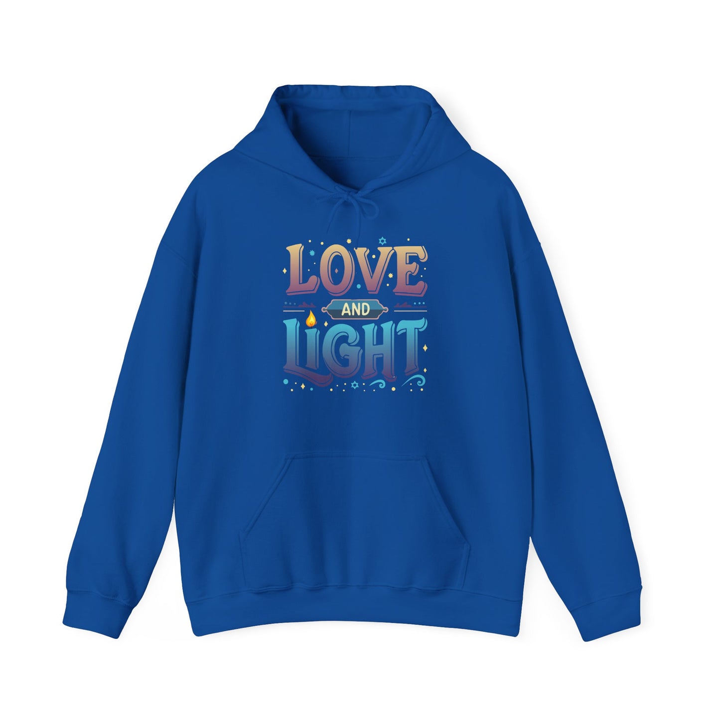 Love and Light Hoodie – Positive Message Pullover for Spiritual & Mindful Living