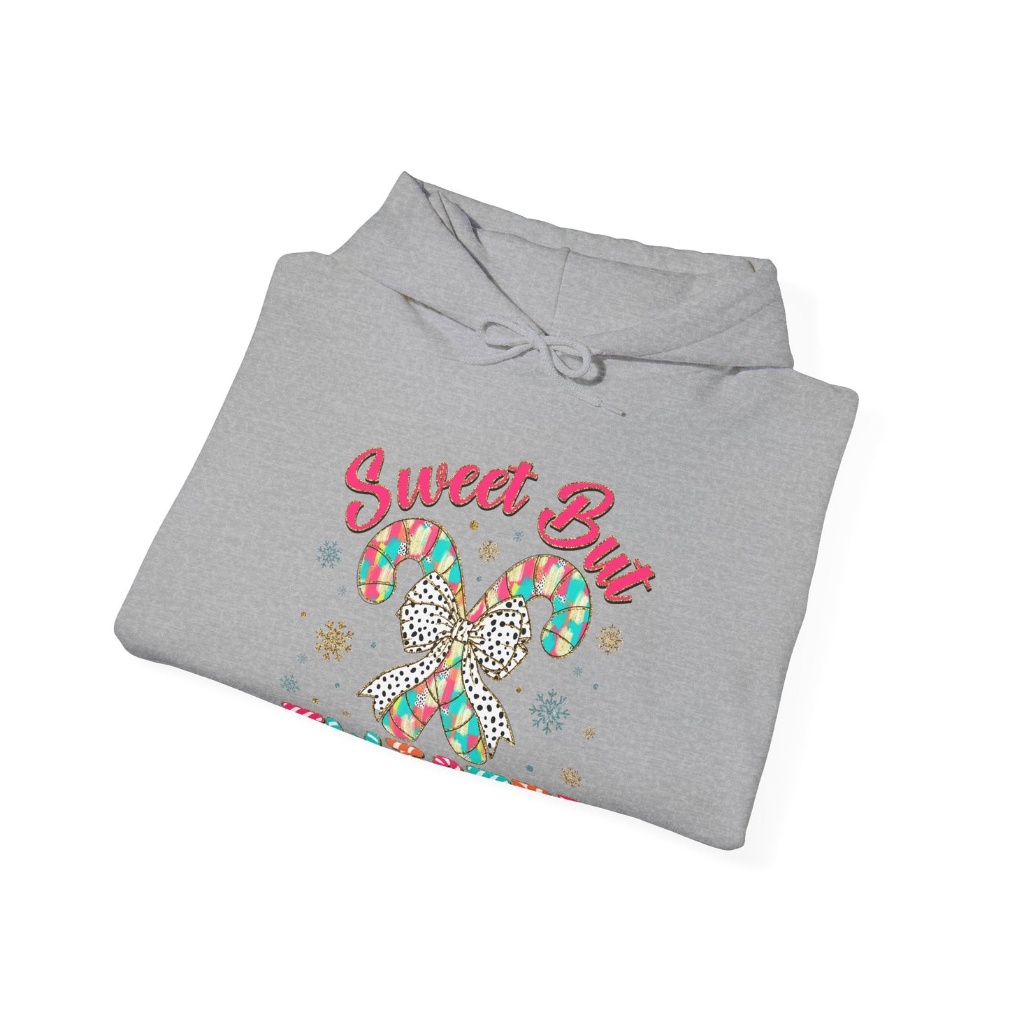 Sweet But Twisted Hoodie – Candy Cane Butterfly Christmas Sweatshirt