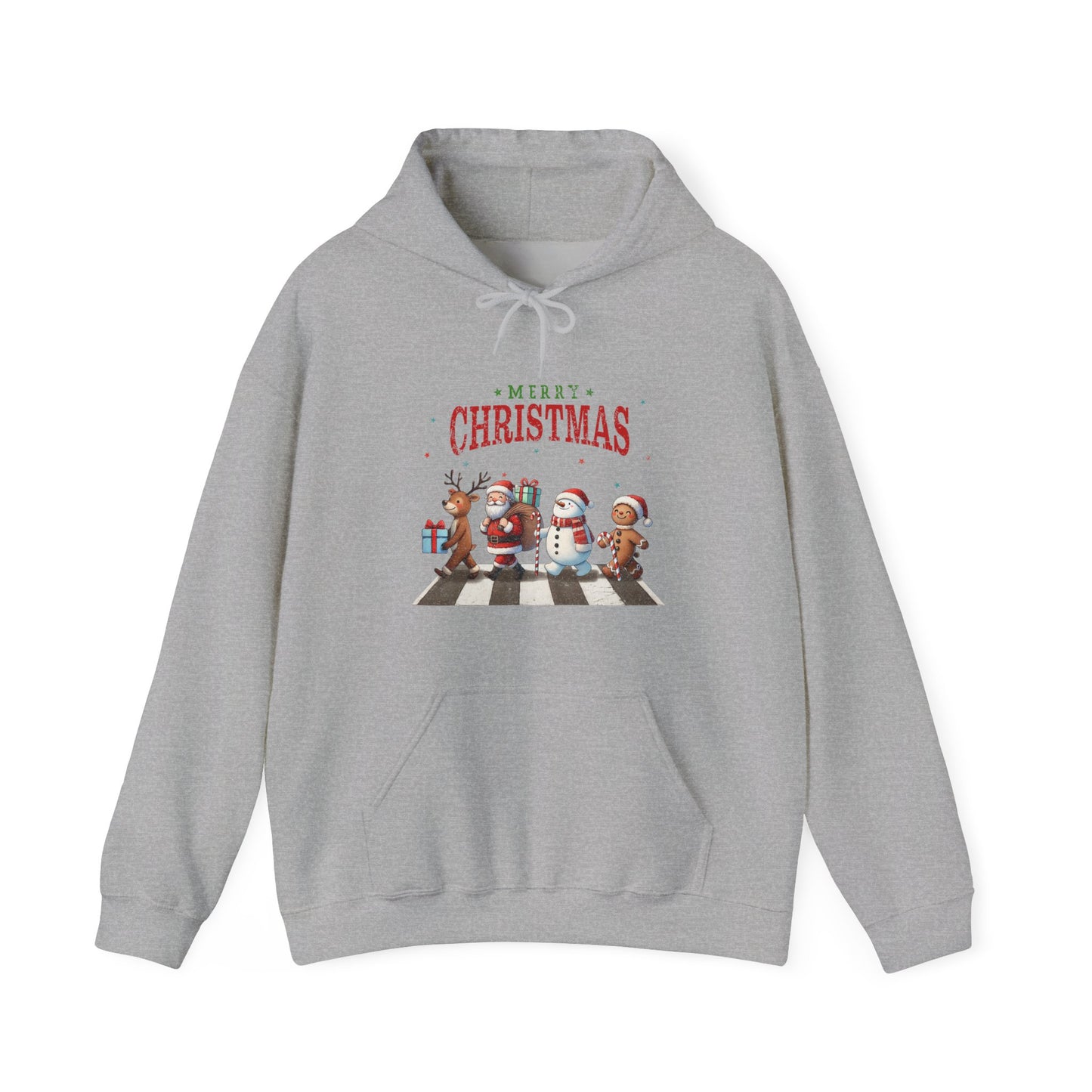 Christmas Choir Hoodie — 'Merry Christmas' Holiday Animal Carolers Sweatshirt