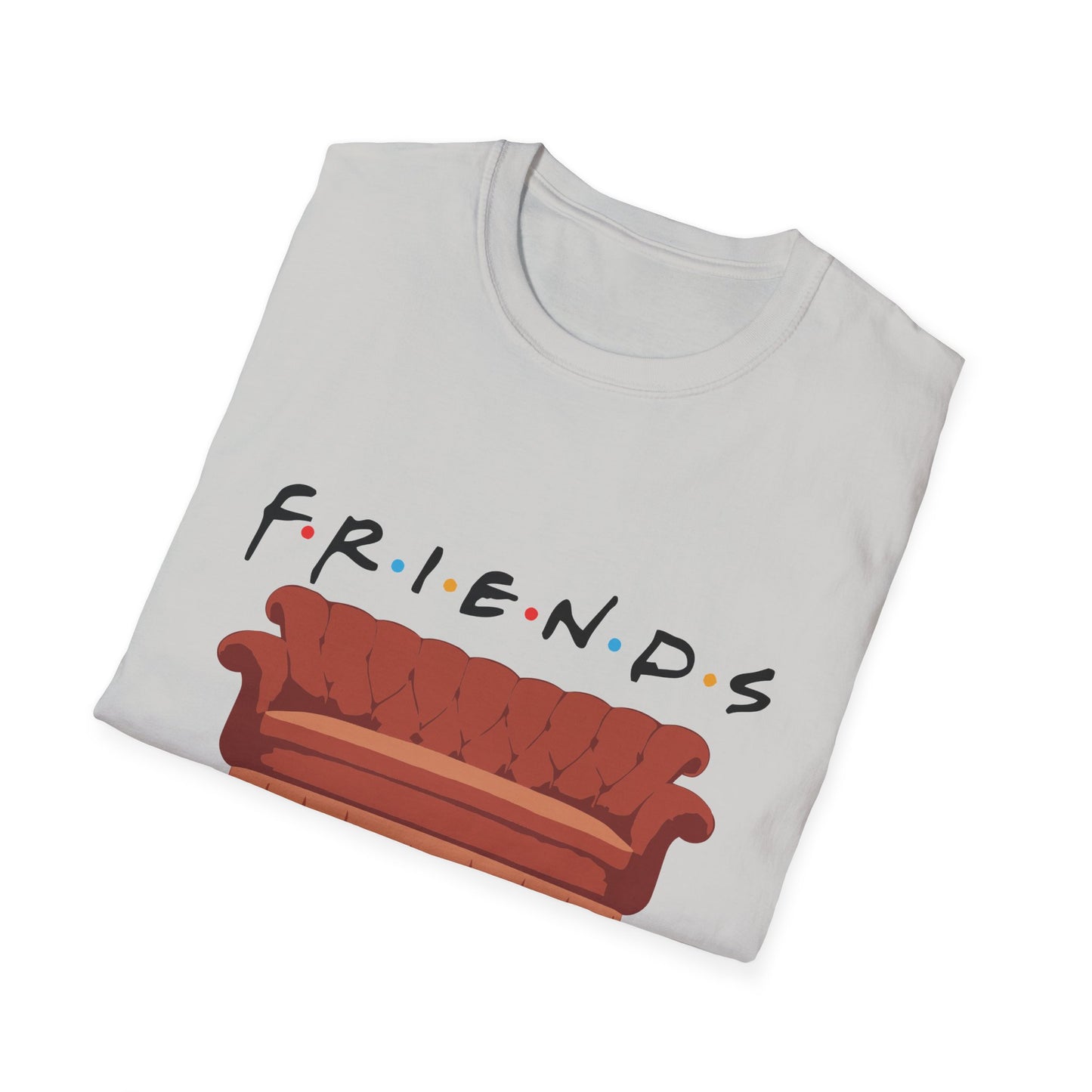 Friends TV Show Couch T-Shirt — Retro Sitcom Logo Tee