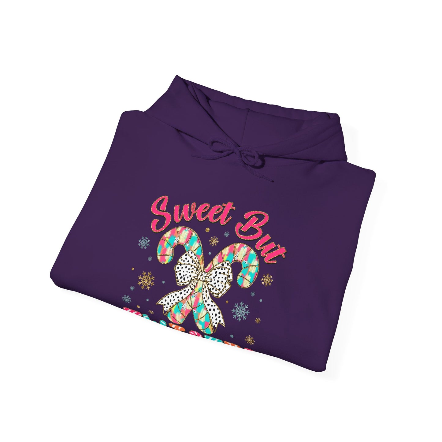 Sweet But Twisted Hoodie – Candy Cane Butterfly Christmas Sweatshirt