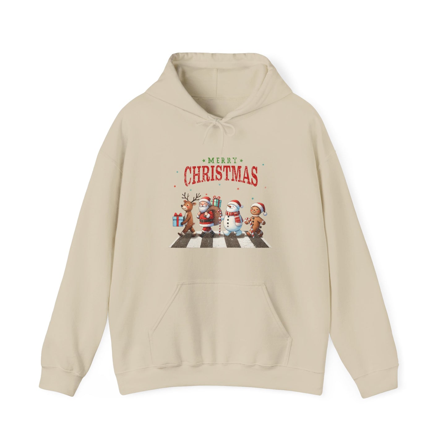 Christmas Choir Hoodie — 'Merry Christmas' Holiday Animal Carolers Sweatshirt