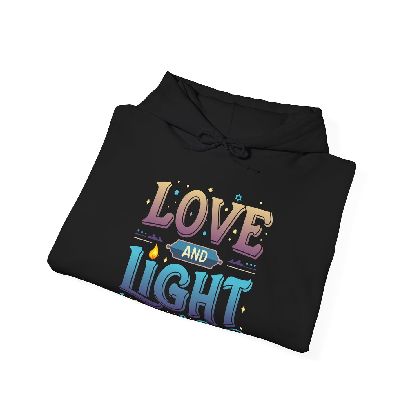 Love and Light Hoodie – Positive Message Pullover for Spiritual & Mindful Living