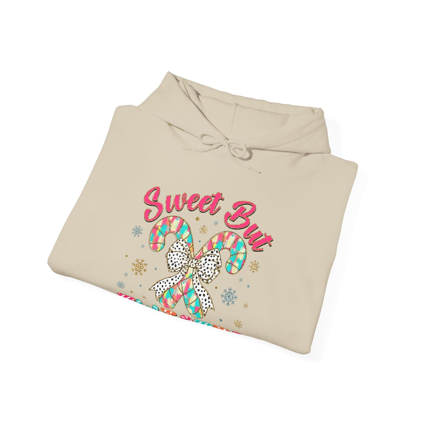 Sweet But Twisted Hoodie – Candy Cane Butterfly Christmas Sweatshirt