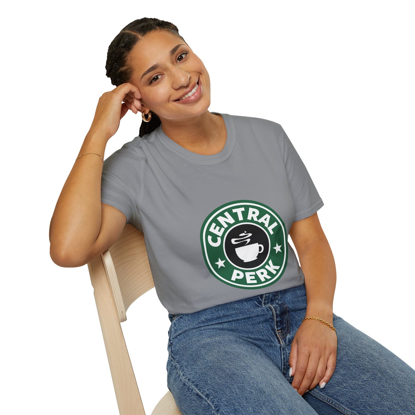 Central Perk Coffee T-Shirt — Vintage Coffee Shop Logo Tee