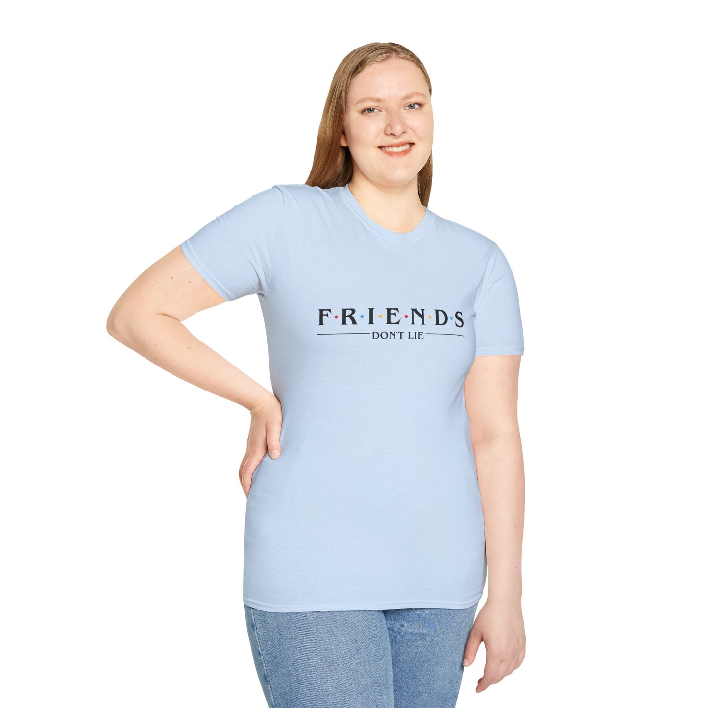 Friends Don't Lie T-Shirt — Stranger Things Inspired Retro Logo Tee