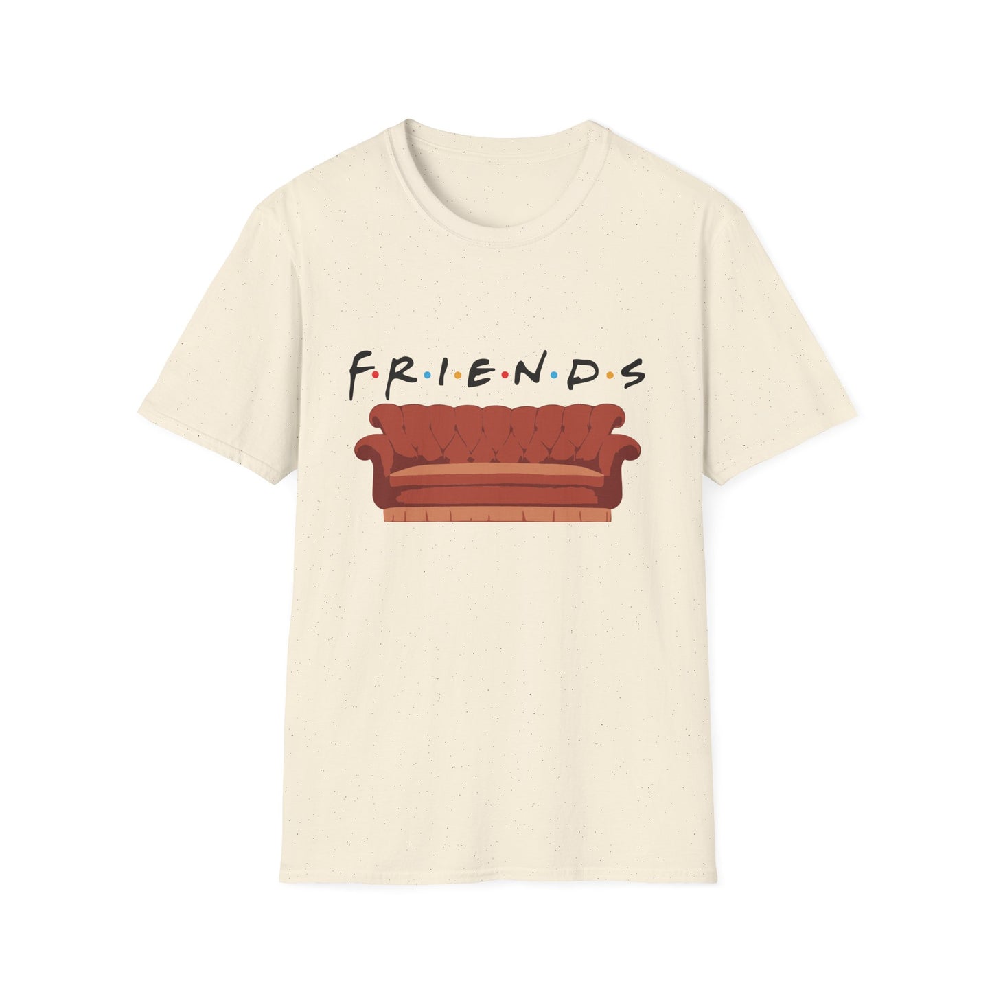 Friends TV Show Couch T-Shirt — Retro Sitcom Logo Tee