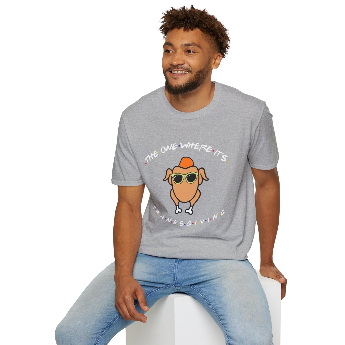 Thanksgiving Turkey Tee — "The One Where It's Thanksgiving" Graphic T-Shirt
