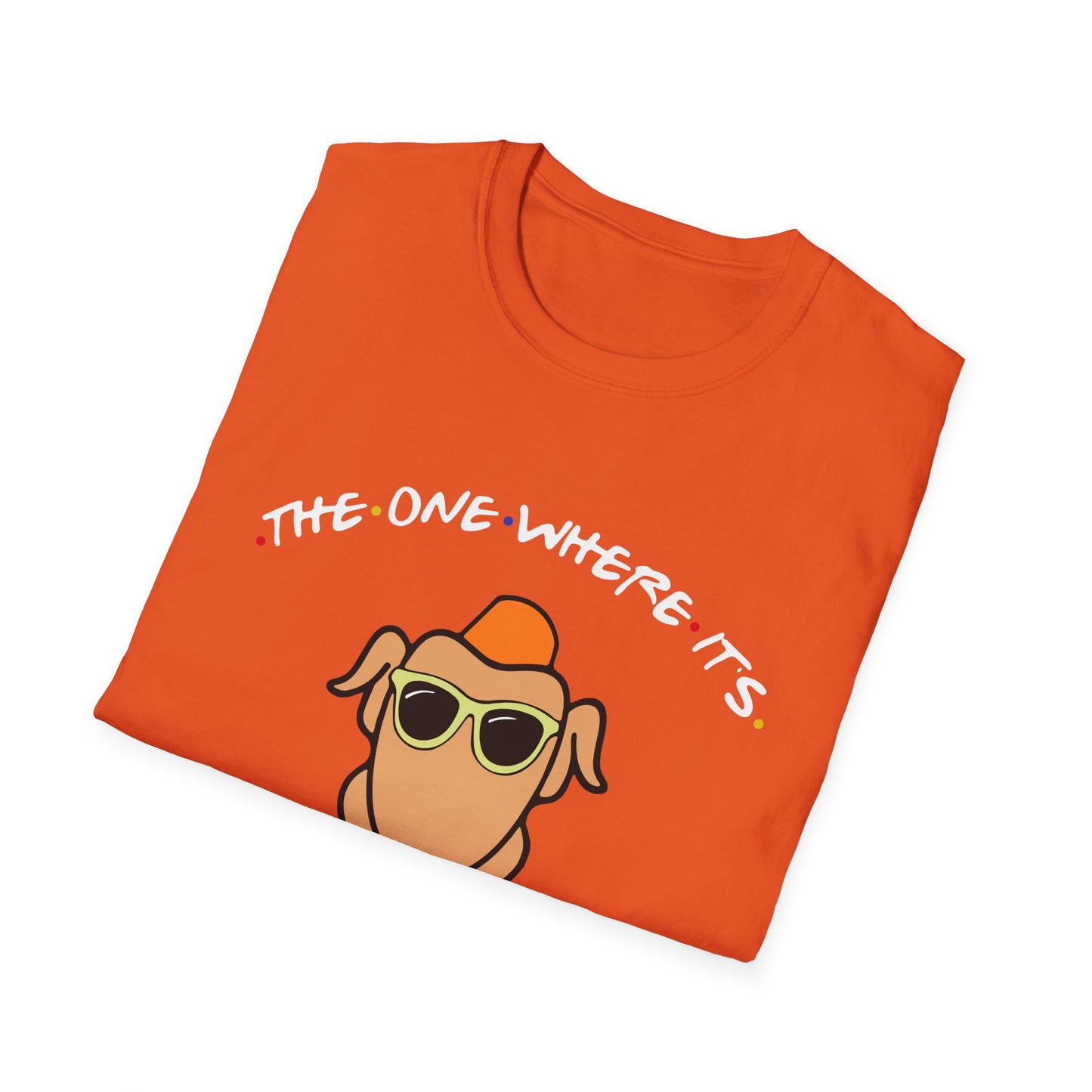 Thanksgiving Turkey Tee — "The One Where It's Thanksgiving" Graphic T-Shirt