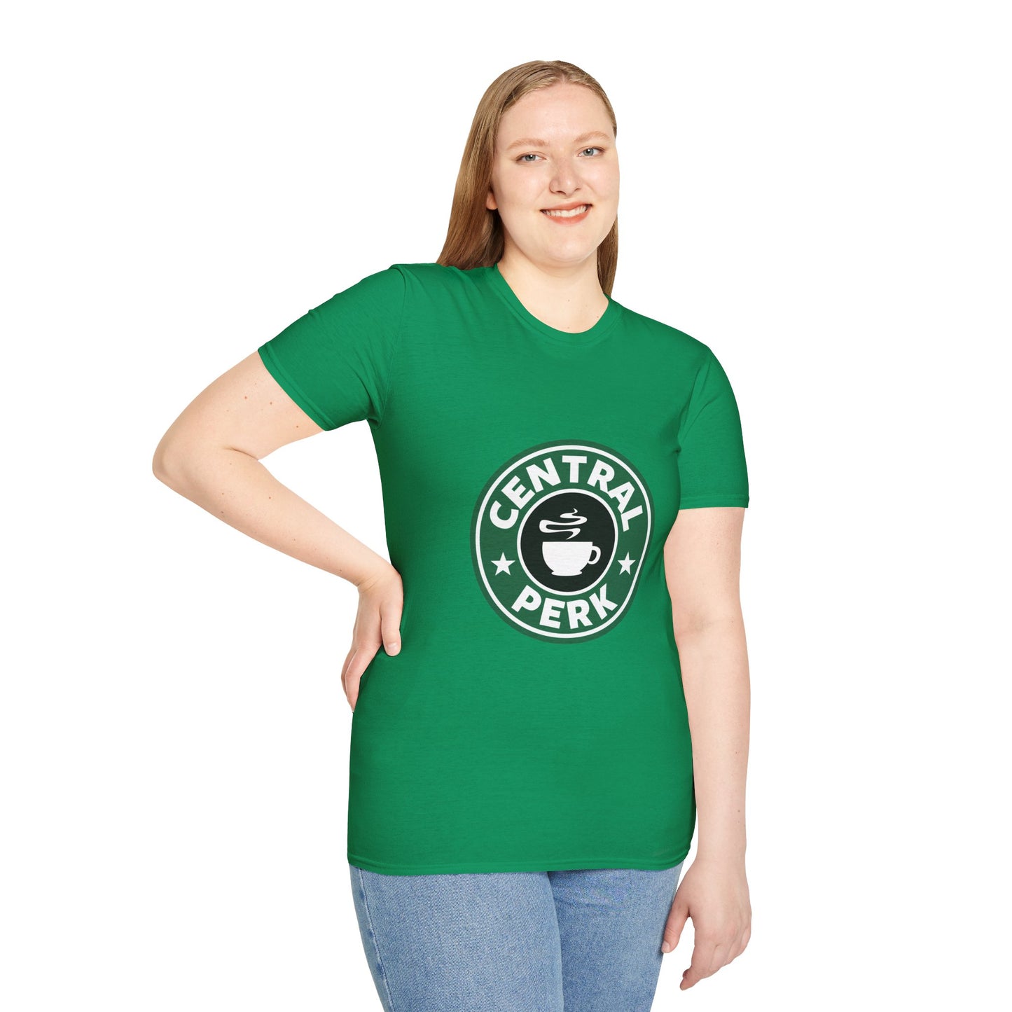 Central Perk Coffee T-Shirt — Vintage Coffee Shop Logo Tee