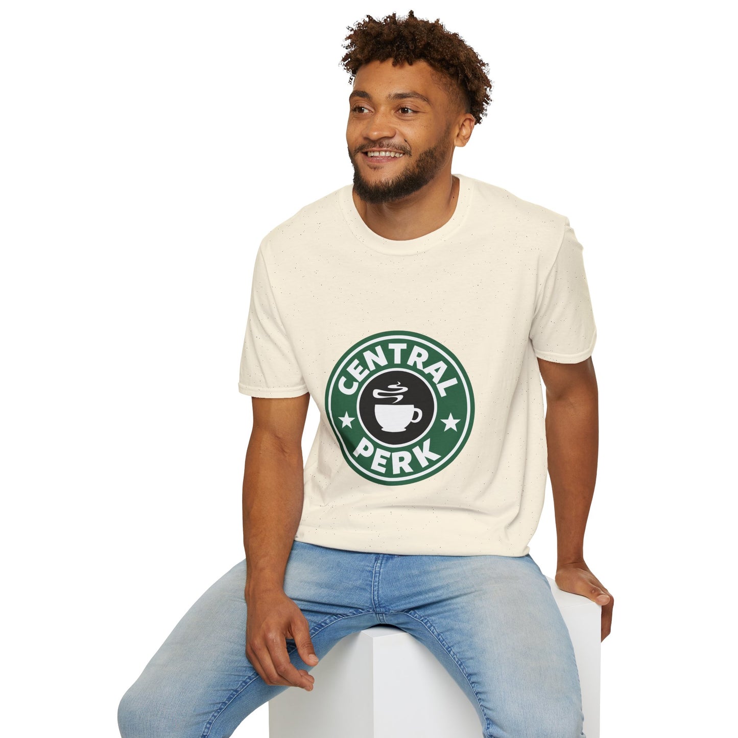 Central Perk Coffee T-Shirt — Vintage Coffee Shop Logo Tee