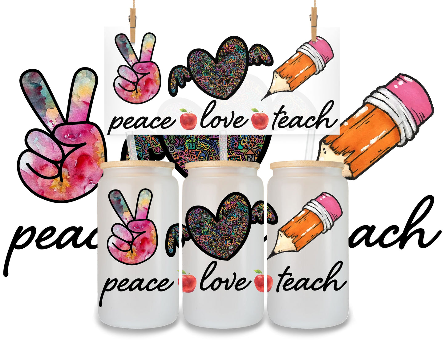 "PEACE, LOVE, TEACH"