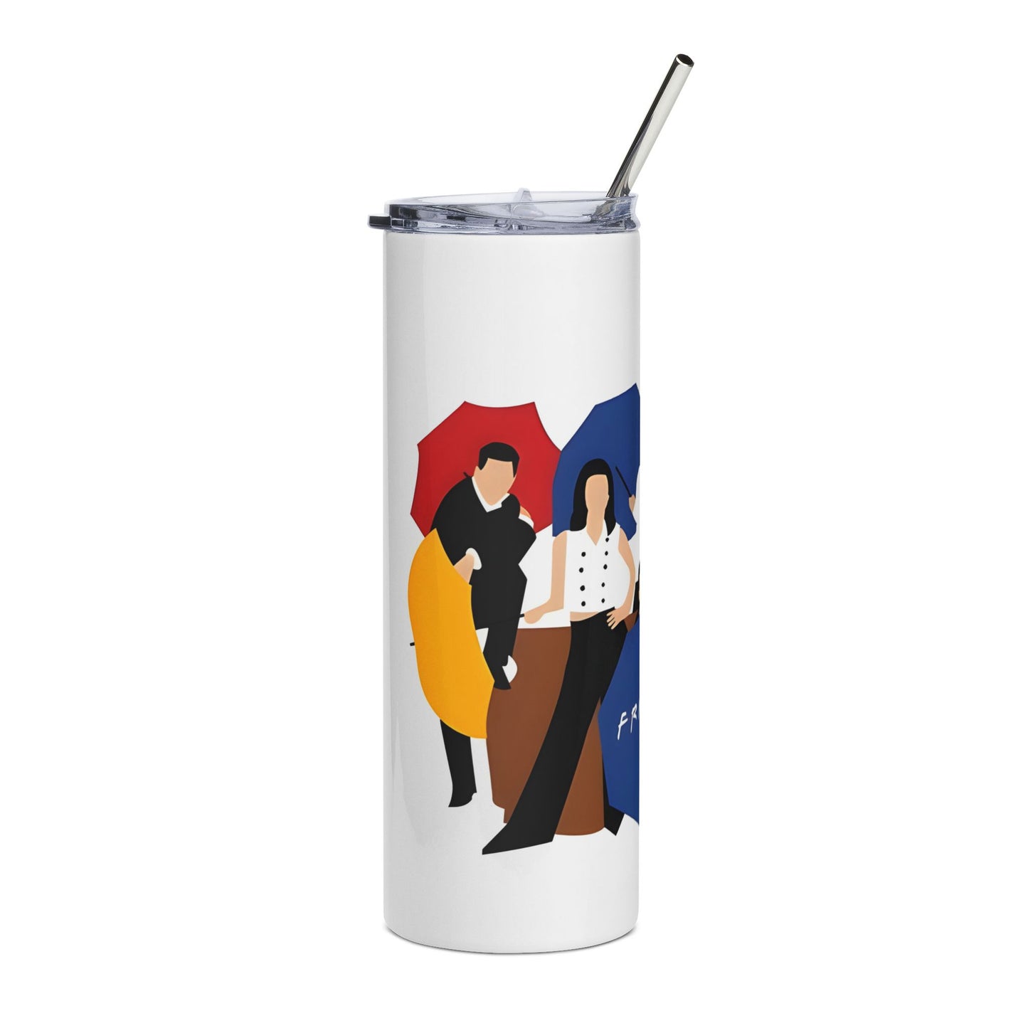 Friends TV Show Stainless Steel Tumbler - 20oz Slim Insulated Travel Cup
