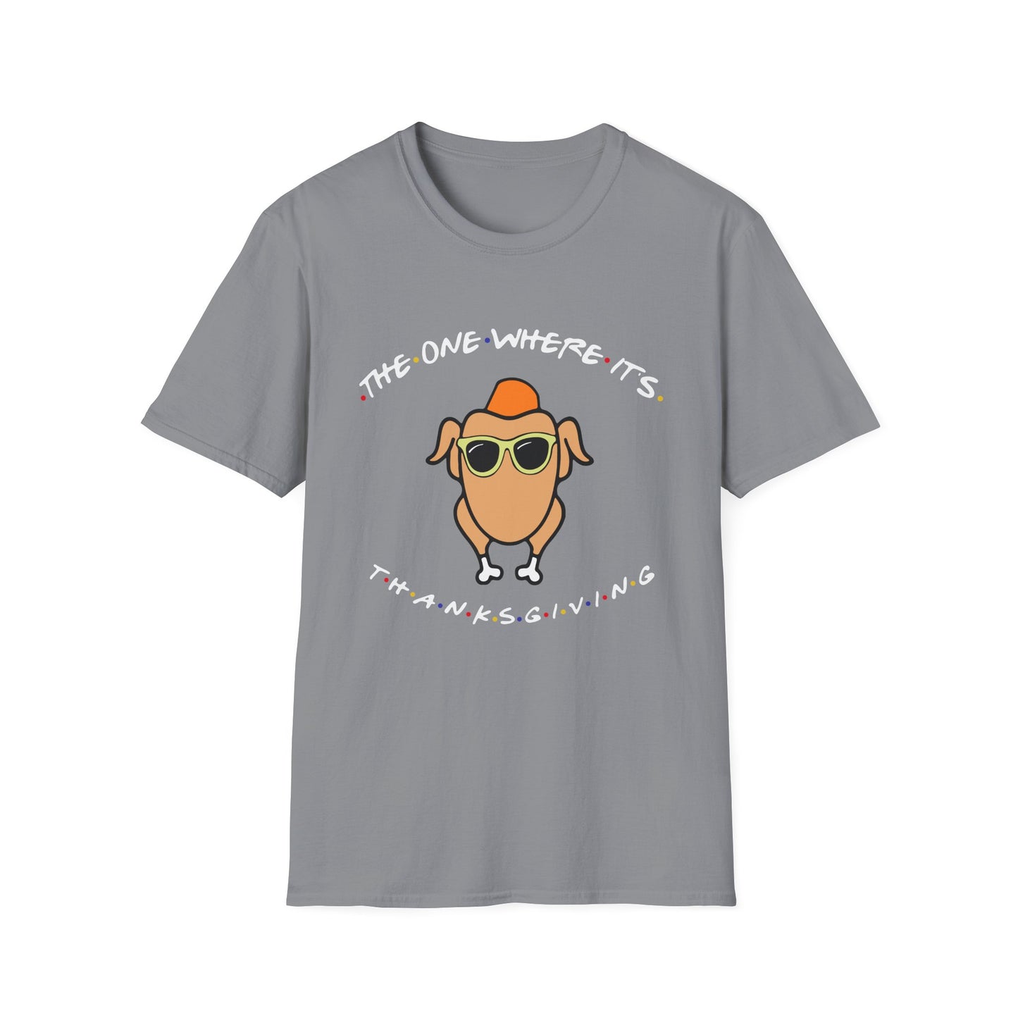 Thanksgiving Turkey Tee — "The One Where It's Thanksgiving" Graphic T-Shirt