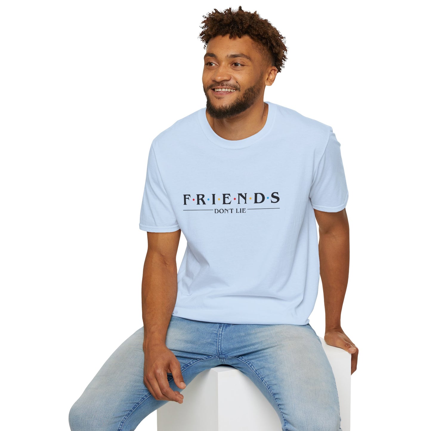 Friends Don't Lie T-Shirt — Stranger Things Inspired Retro Logo Tee