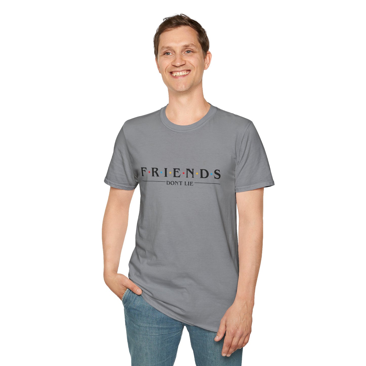 Friends Don't Lie T-Shirt — Stranger Things Inspired Retro Logo Tee