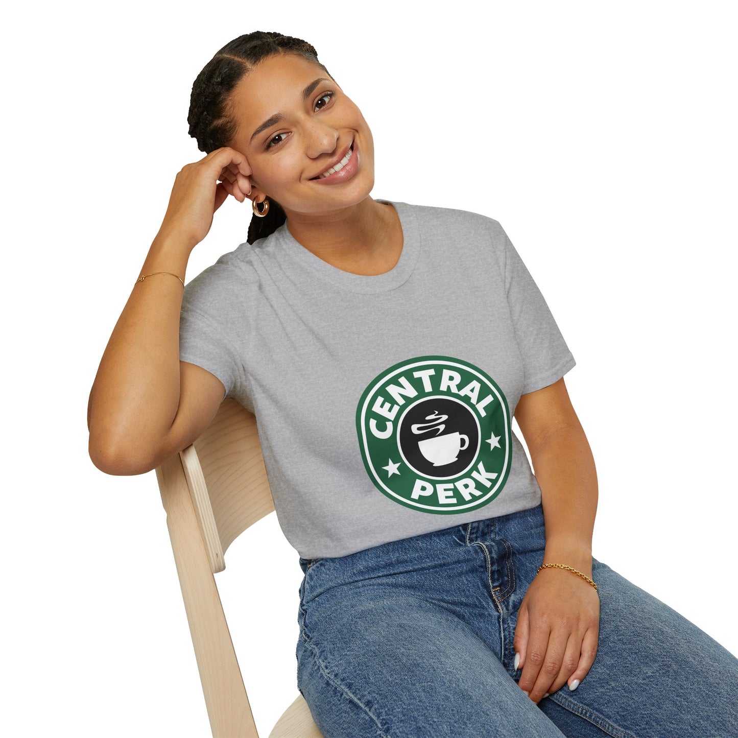 Central Perk Coffee T-Shirt — Vintage Coffee Shop Logo Tee