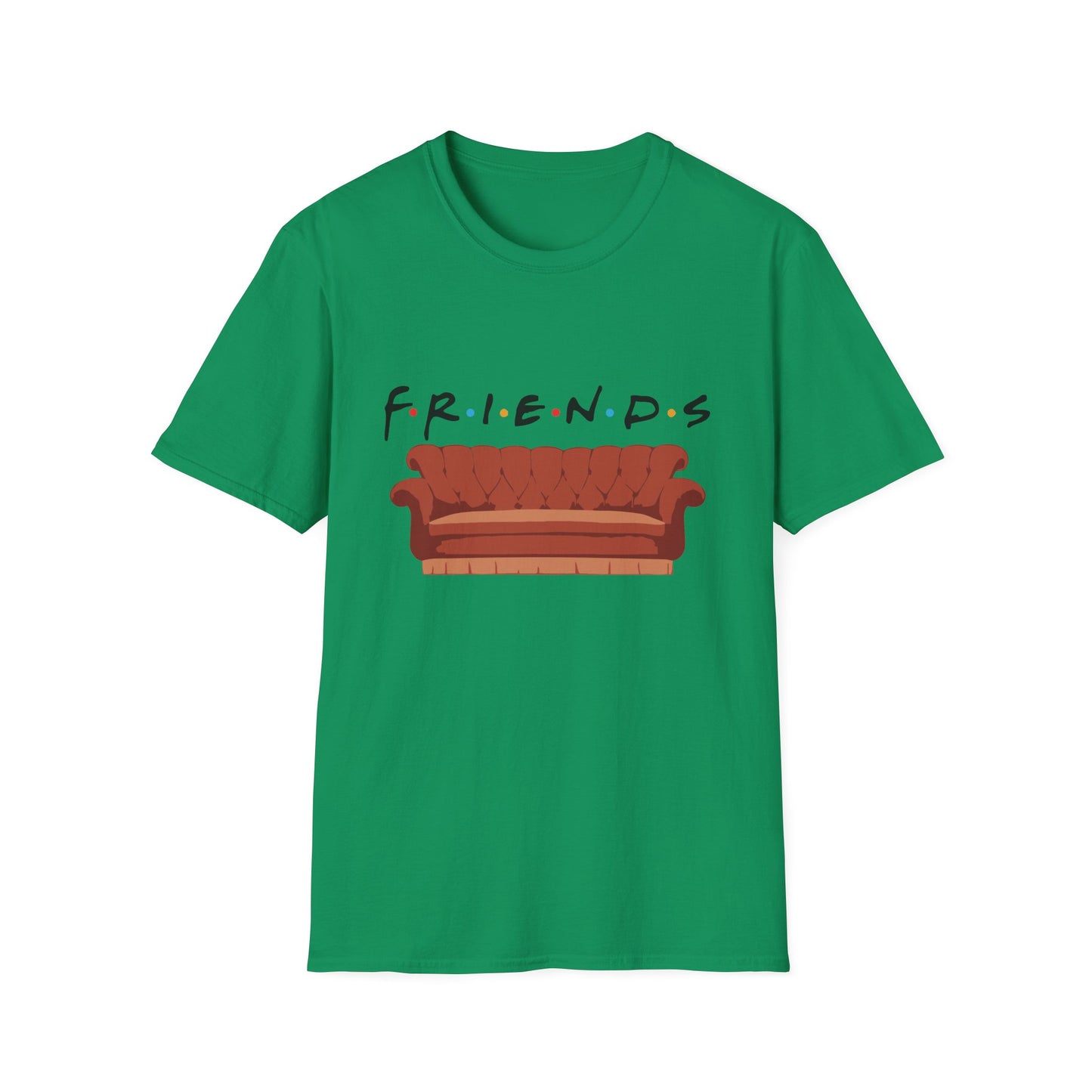 Friends TV Show Couch T-Shirt — Retro Sitcom Logo Tee