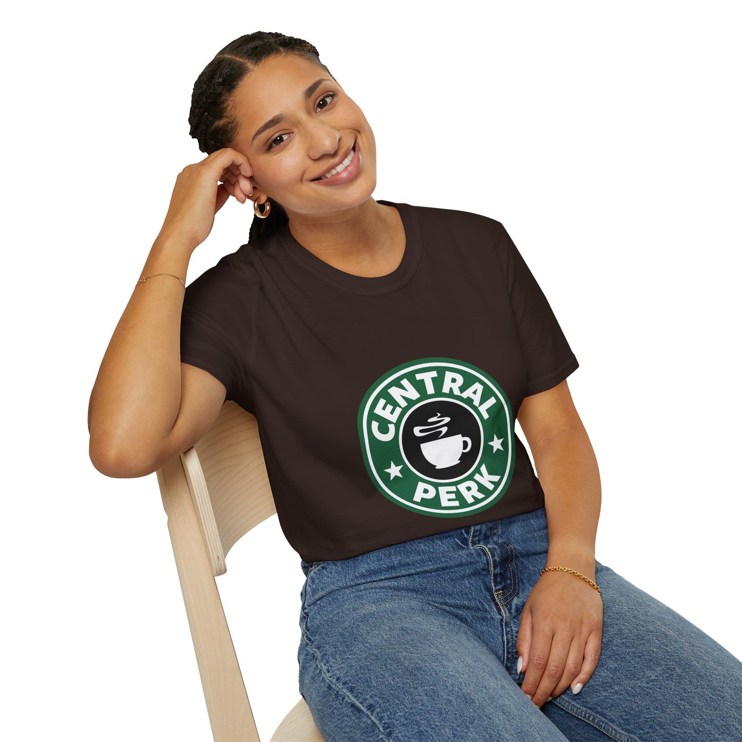 Central Perk Coffee T-Shirt — Vintage Coffee Shop Logo Tee