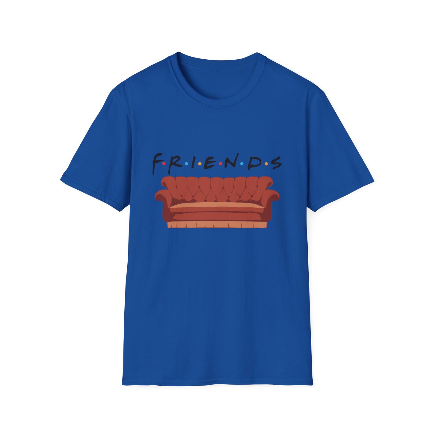 Friends TV Show Couch T-Shirt — Retro Sitcom Logo Tee