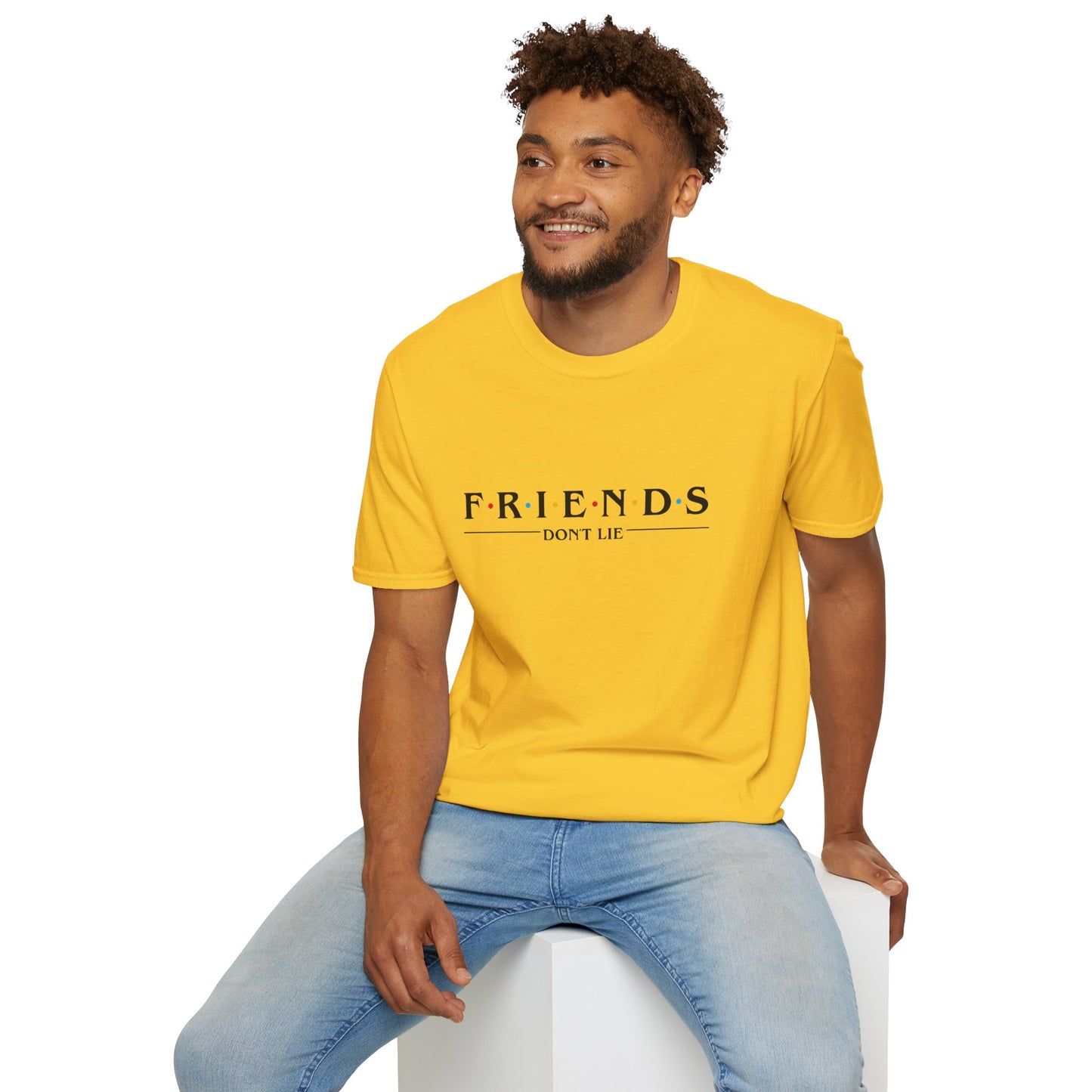 Friends Don't Lie T-Shirt — Stranger Things Inspired Retro Logo Tee