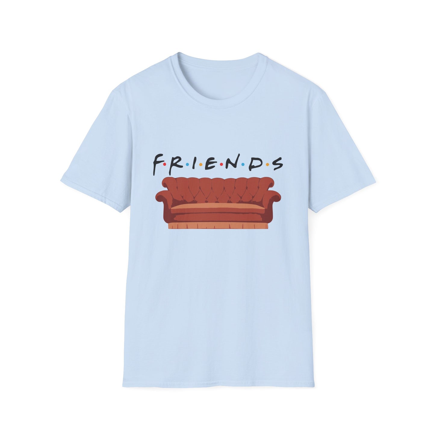 Friends TV Show Couch T-Shirt — Retro Sitcom Logo Tee