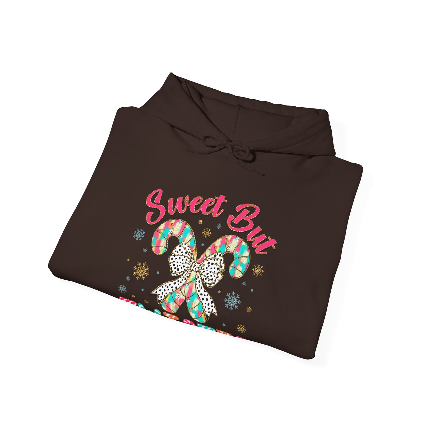 Sweet But Twisted Hoodie – Candy Cane Butterfly Christmas Sweatshirt