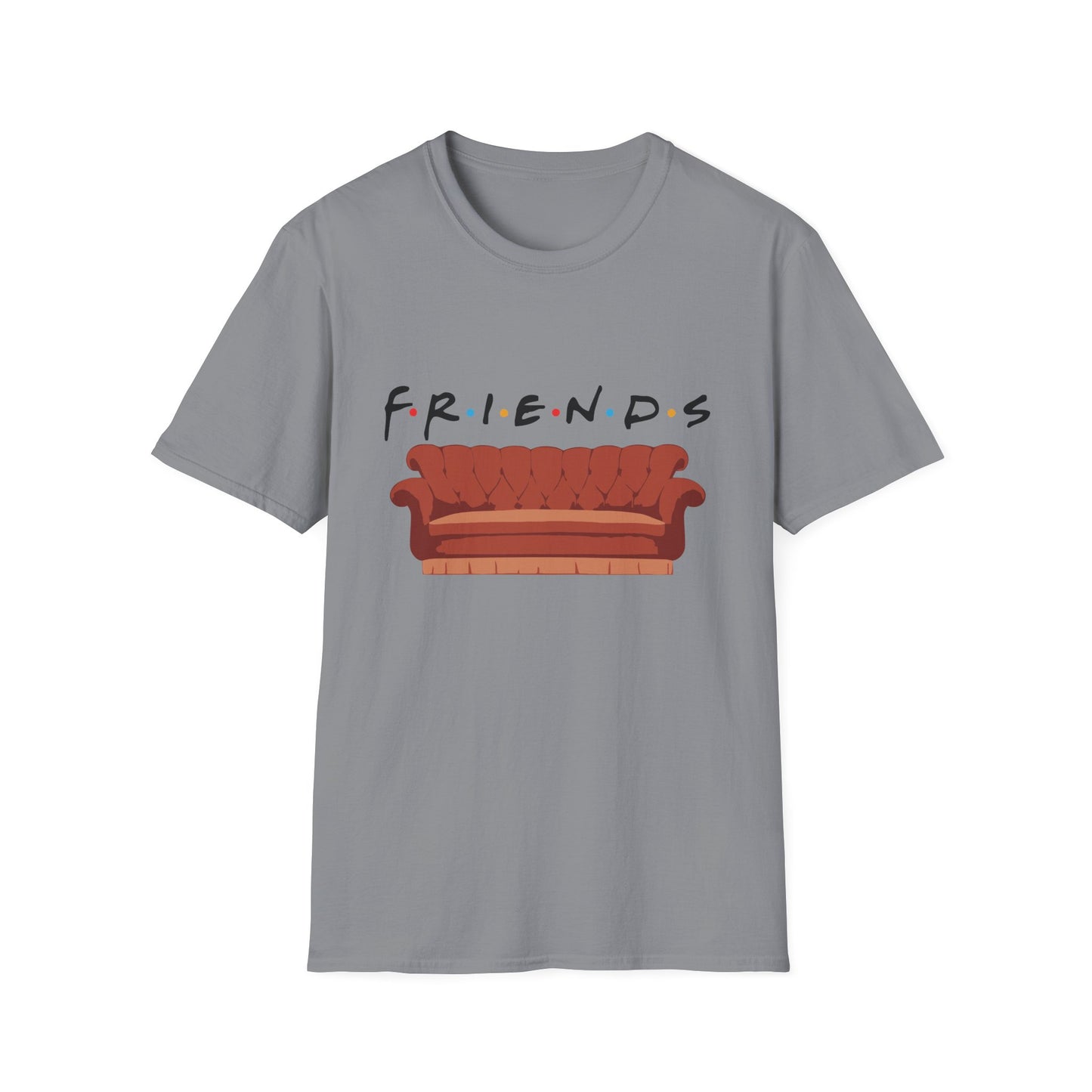 Friends TV Show Couch T-Shirt — Retro Sitcom Logo Tee