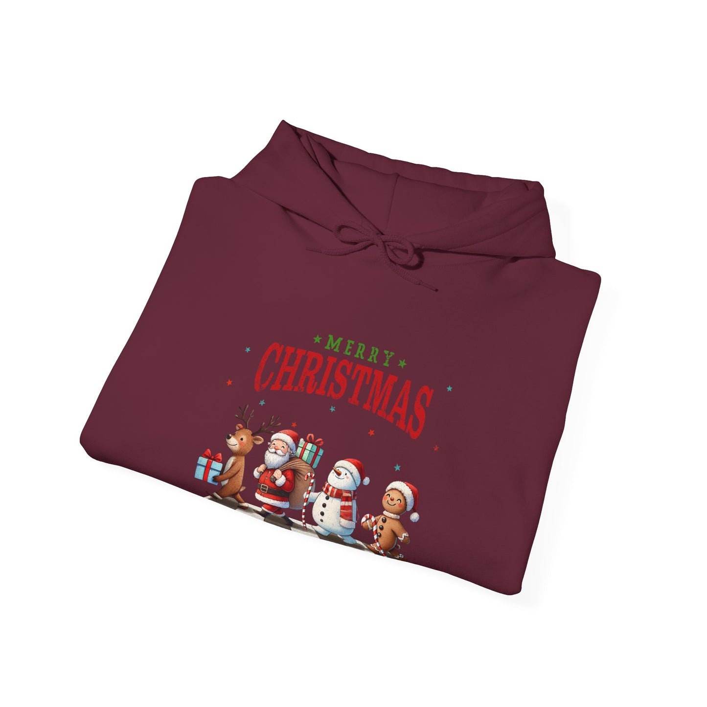 Christmas Choir Hoodie — 'Merry Christmas' Holiday Animal Carolers Sweatshirt