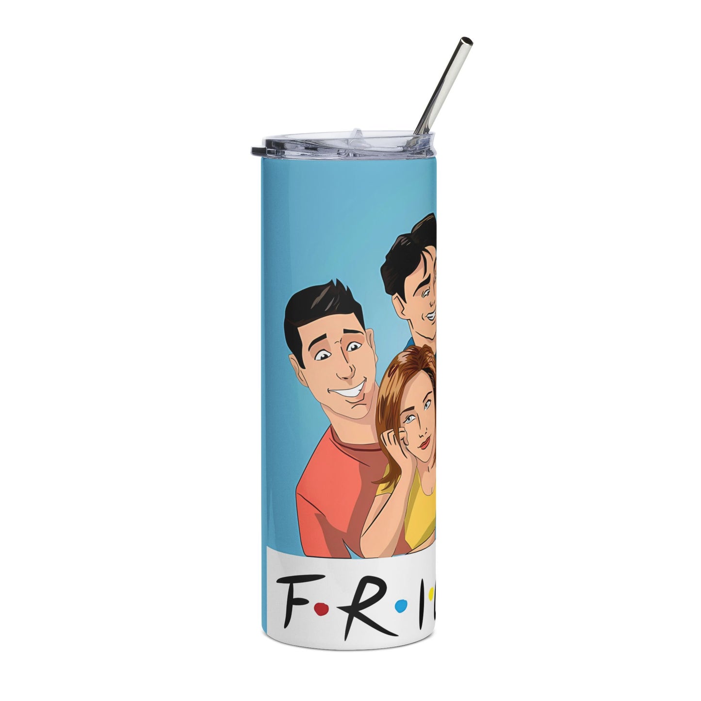 20oz Stainless Steel Tumbler — Cartoon Sitcom Friends Design