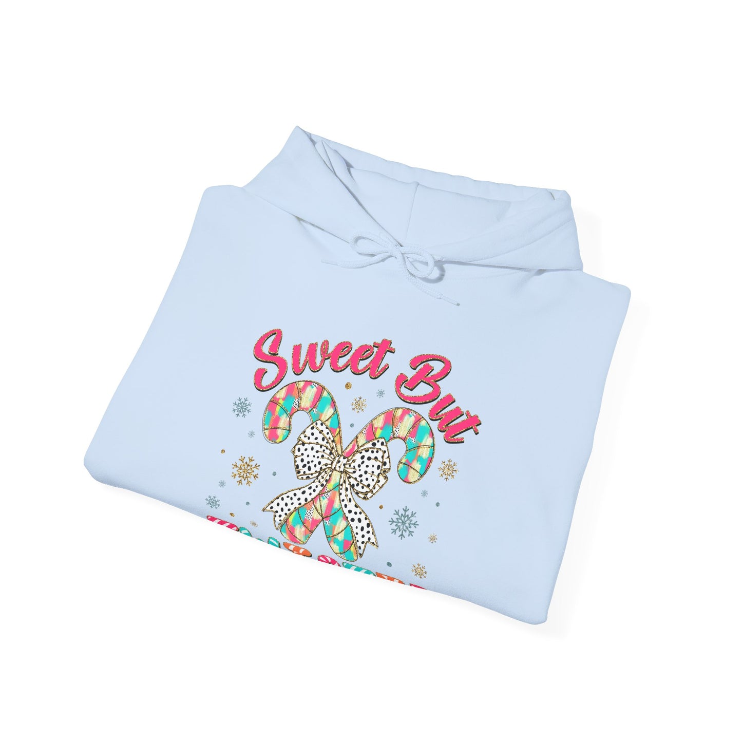 Sweet But Twisted Hoodie – Candy Cane Butterfly Christmas Sweatshirt