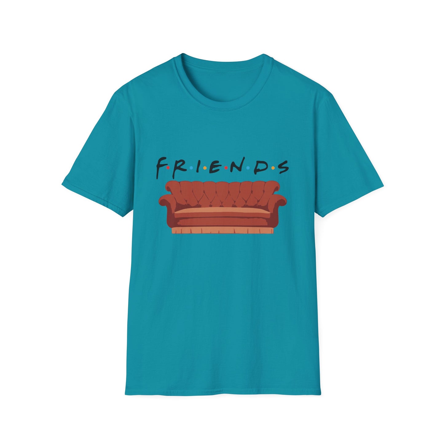 Friends TV Show Couch T-Shirt — Retro Sitcom Logo Tee