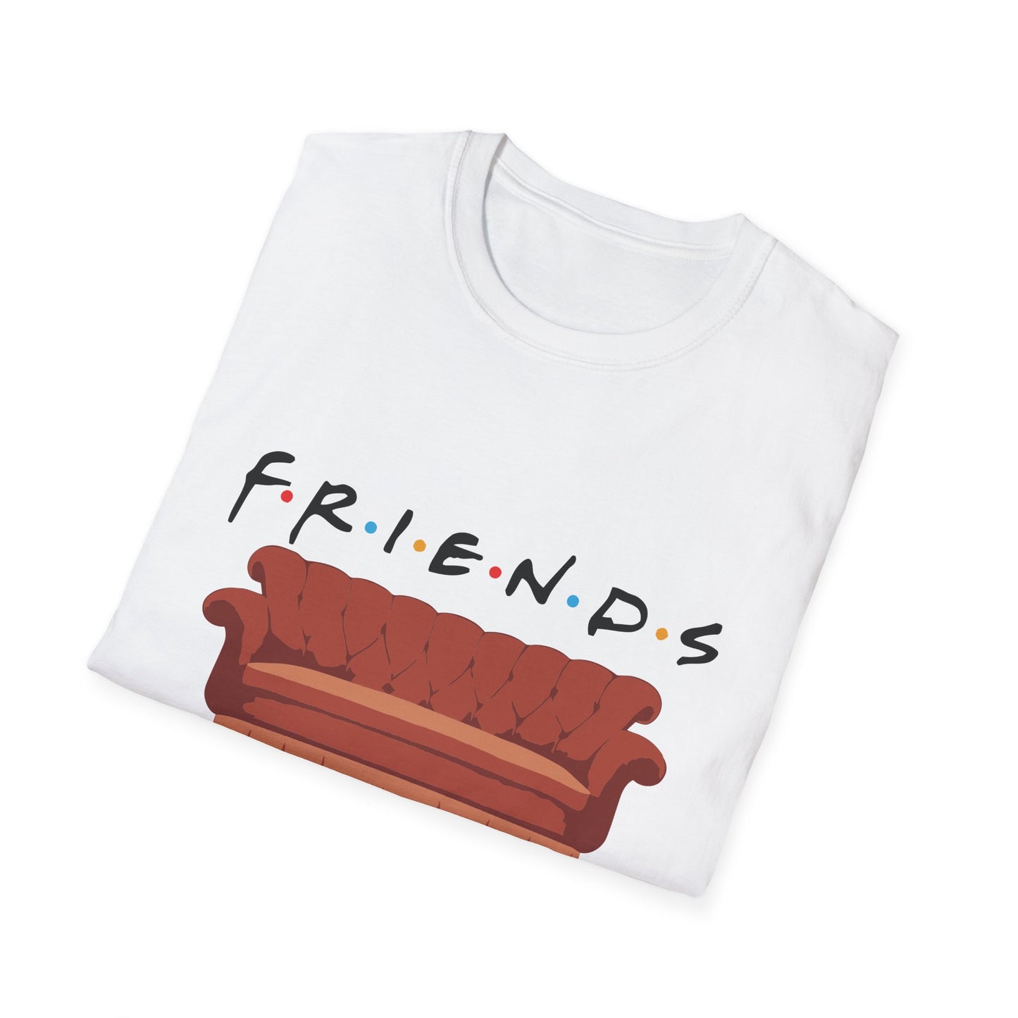 Friends TV Show Couch T-Shirt — Retro Sitcom Logo Tee