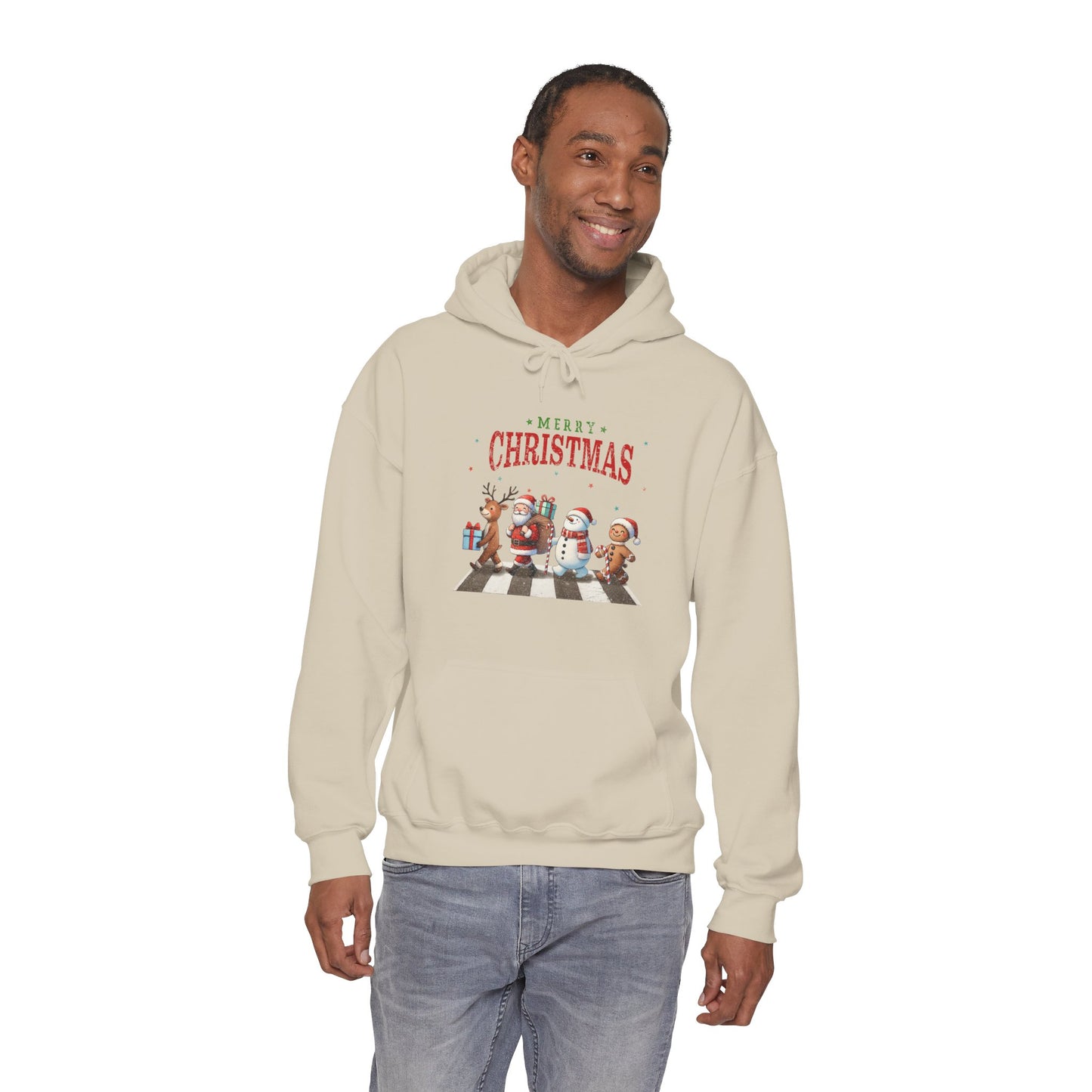 Christmas Choir Hoodie — 'Merry Christmas' Holiday Animal Carolers Sweatshirt