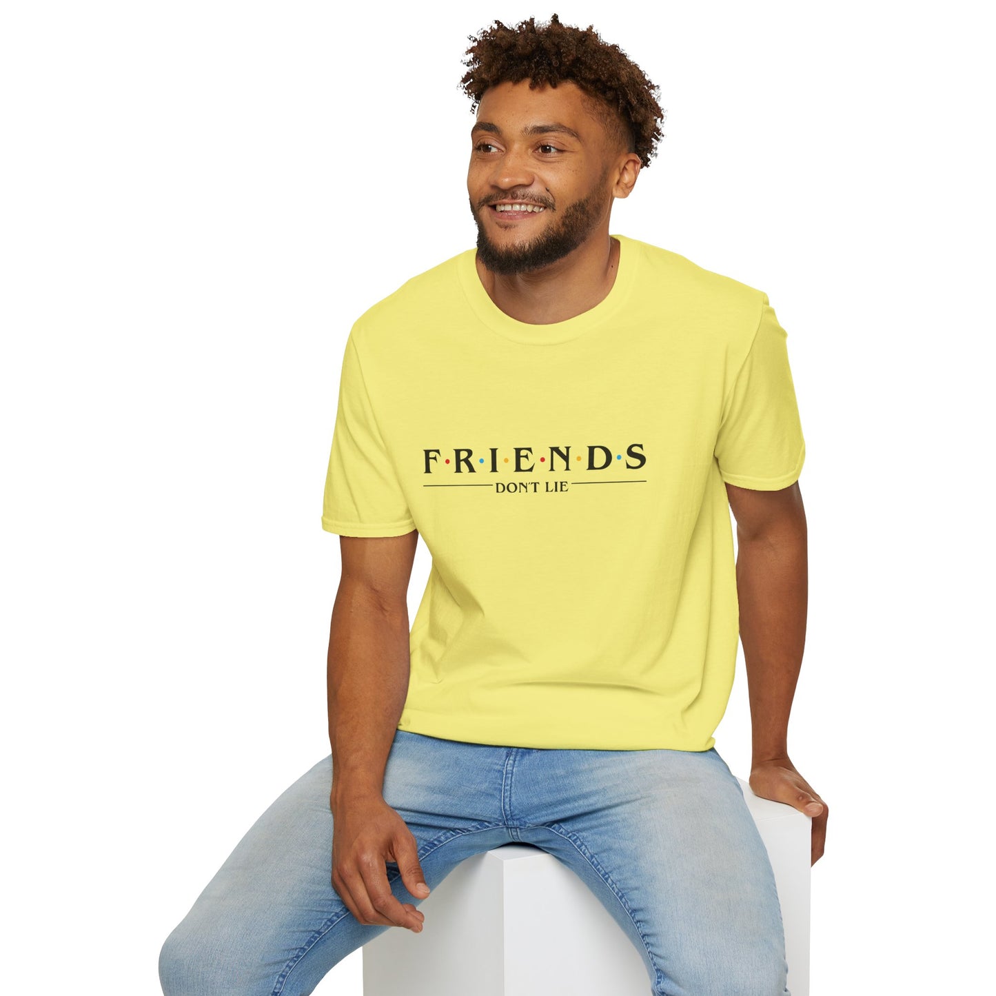 Friends Don't Lie T-Shirt — Stranger Things Inspired Retro Logo Tee