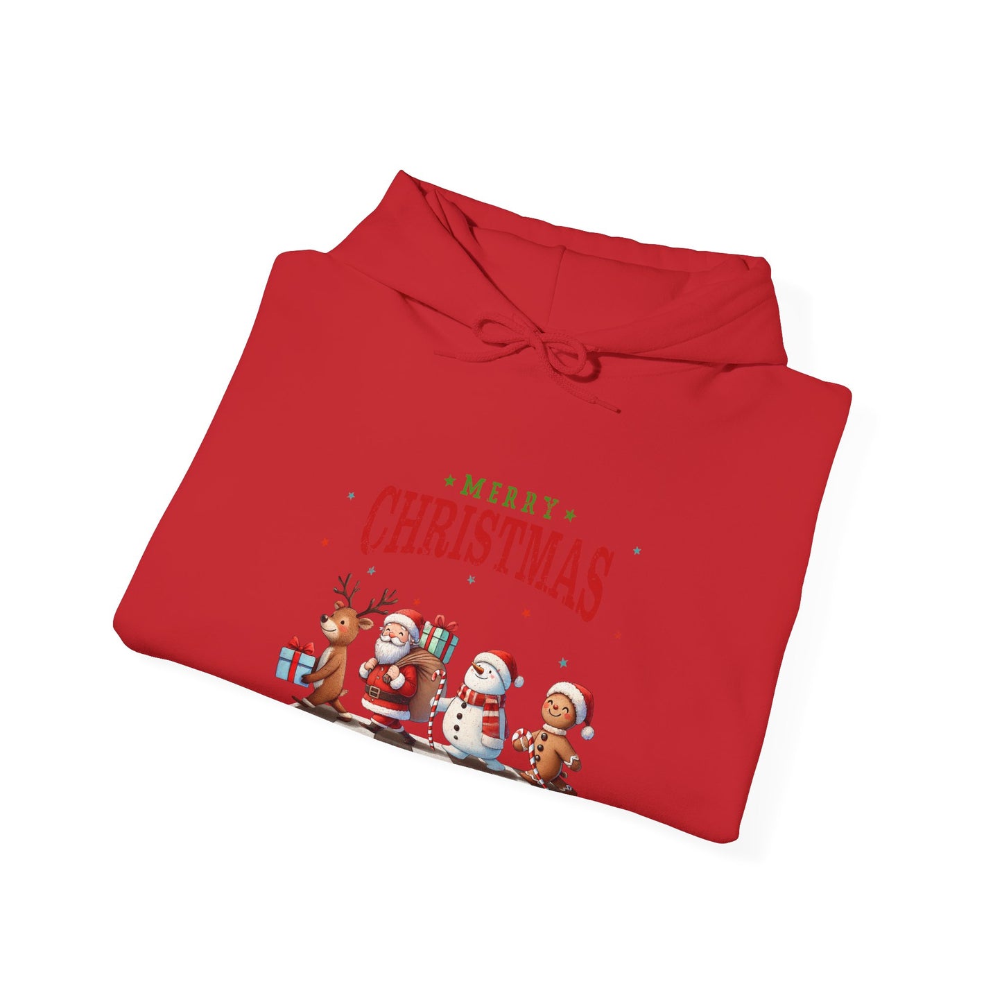 Christmas Choir Hoodie — 'Merry Christmas' Holiday Animal Carolers Sweatshirt