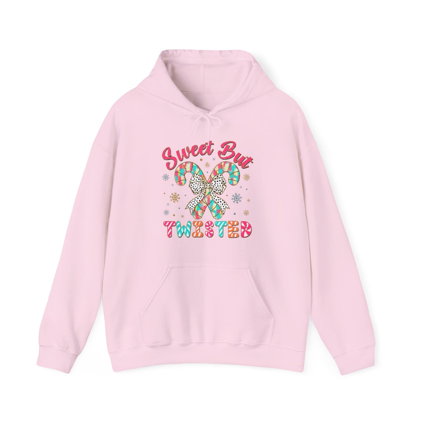 Sweet But Twisted Hoodie – Candy Cane Butterfly Christmas Sweatshirt