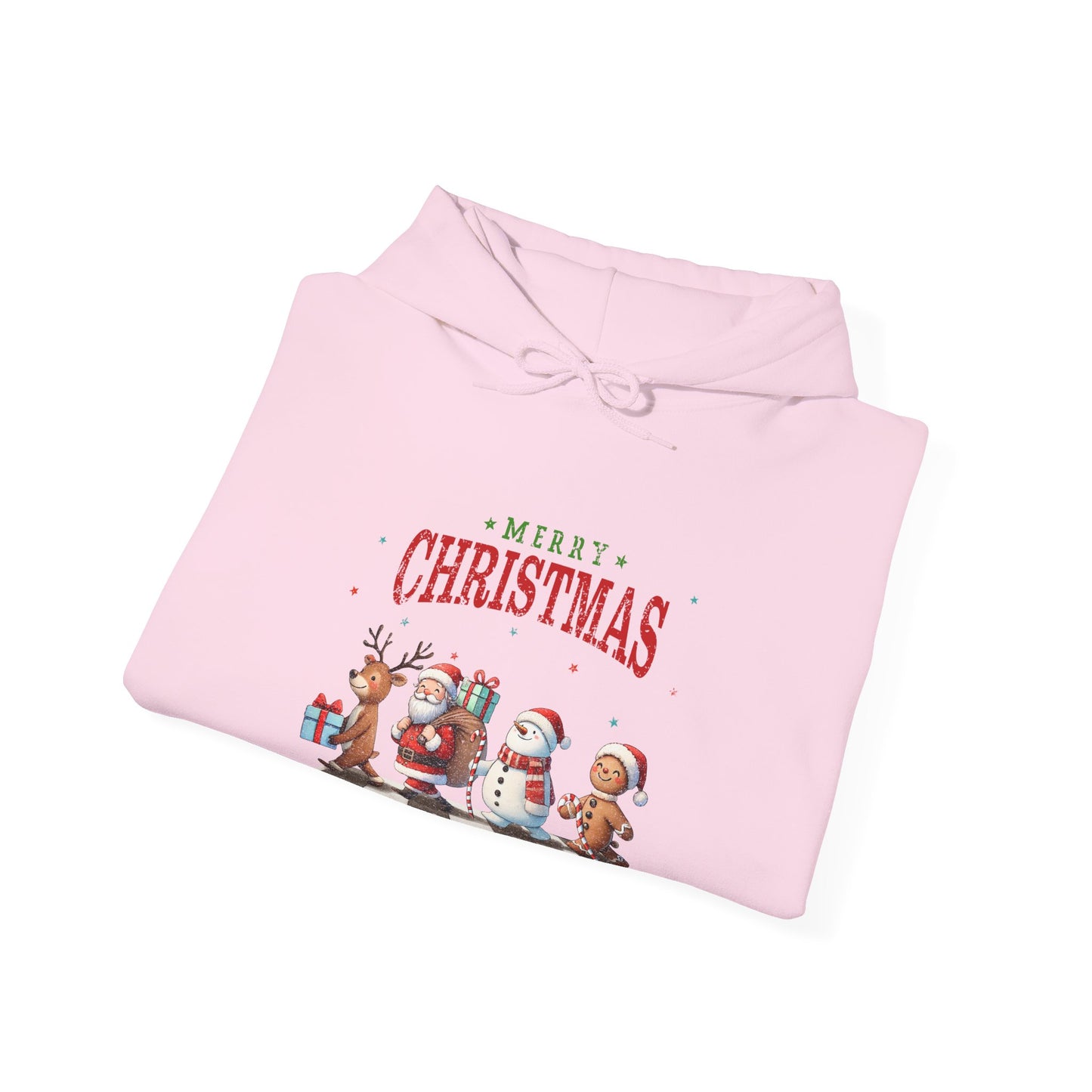 Christmas Choir Hoodie — 'Merry Christmas' Holiday Animal Carolers Sweatshirt