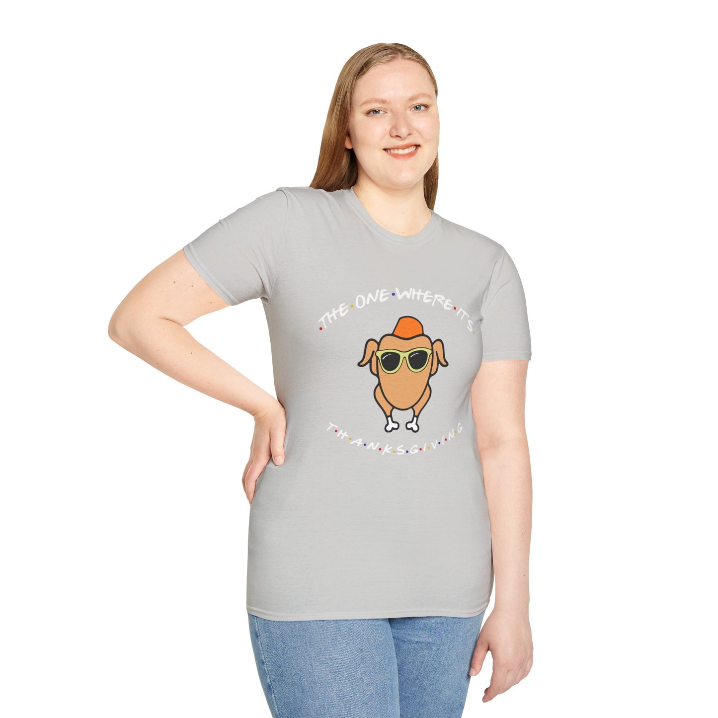 Thanksgiving Turkey Tee — "The One Where It's Thanksgiving" Graphic T-Shirt