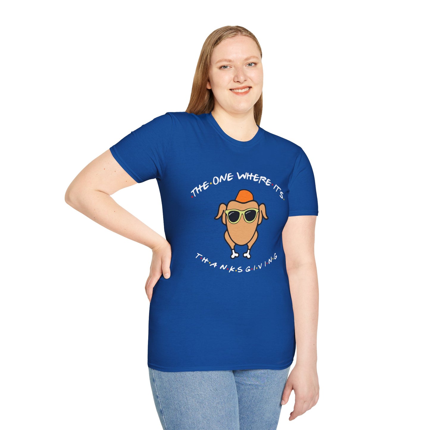 Thanksgiving Turkey Tee — "The One Where It's Thanksgiving" Graphic T-Shirt