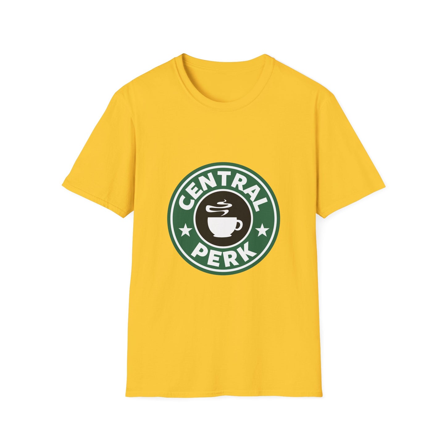 Central Perk Coffee T-Shirt — Vintage Coffee Shop Logo Tee