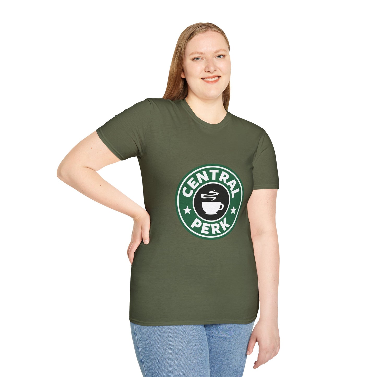 Central Perk Coffee T-Shirt — Vintage Coffee Shop Logo Tee
