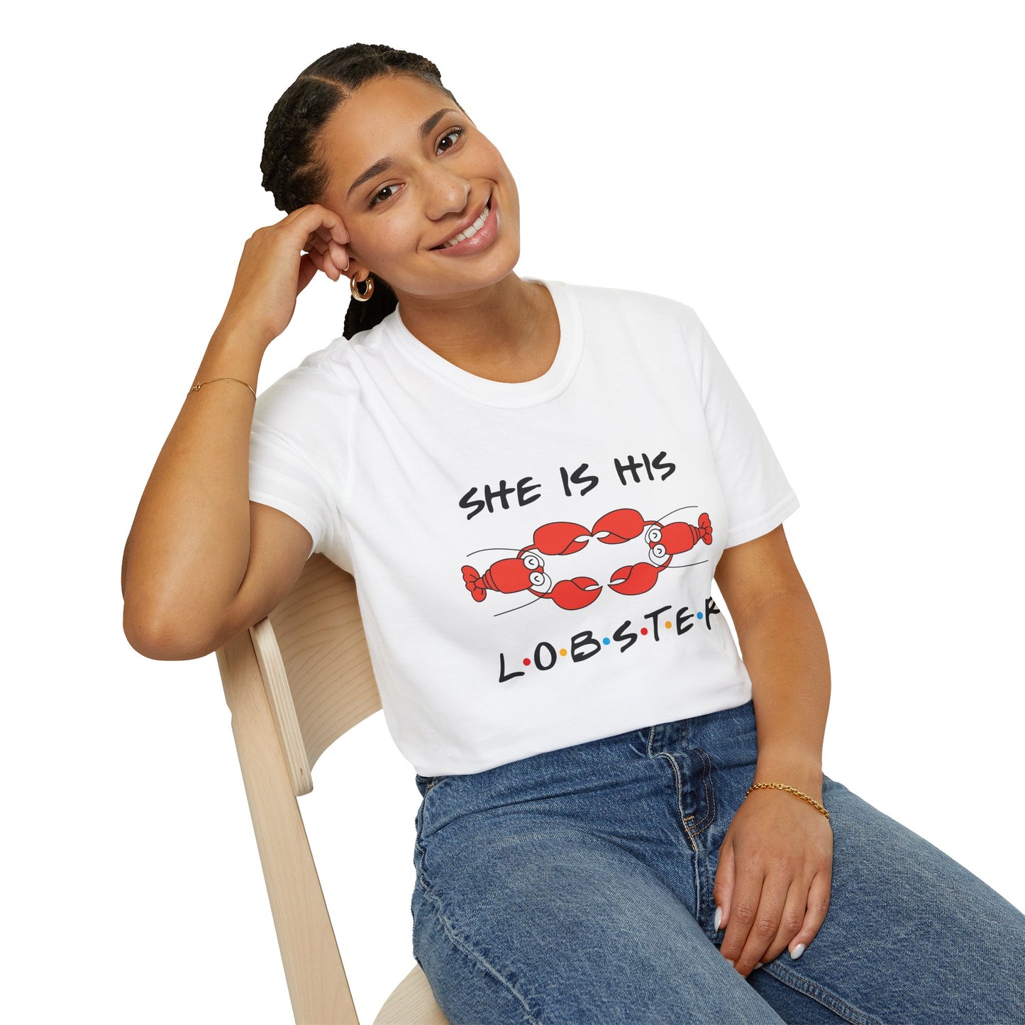 She Is His Lobster T-Shirt – Couples Friends TV Show Inspired Tee