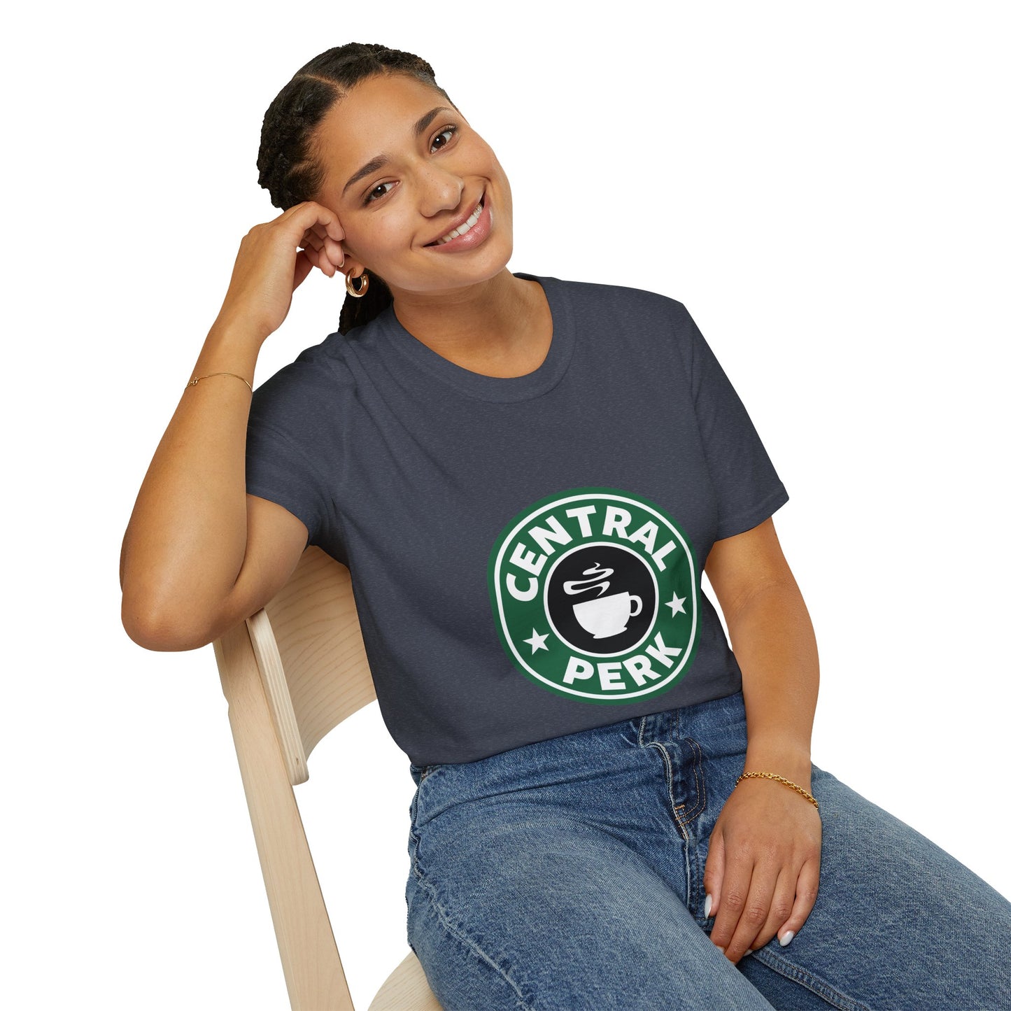 Central Perk Coffee T-Shirt — Vintage Coffee Shop Logo Tee