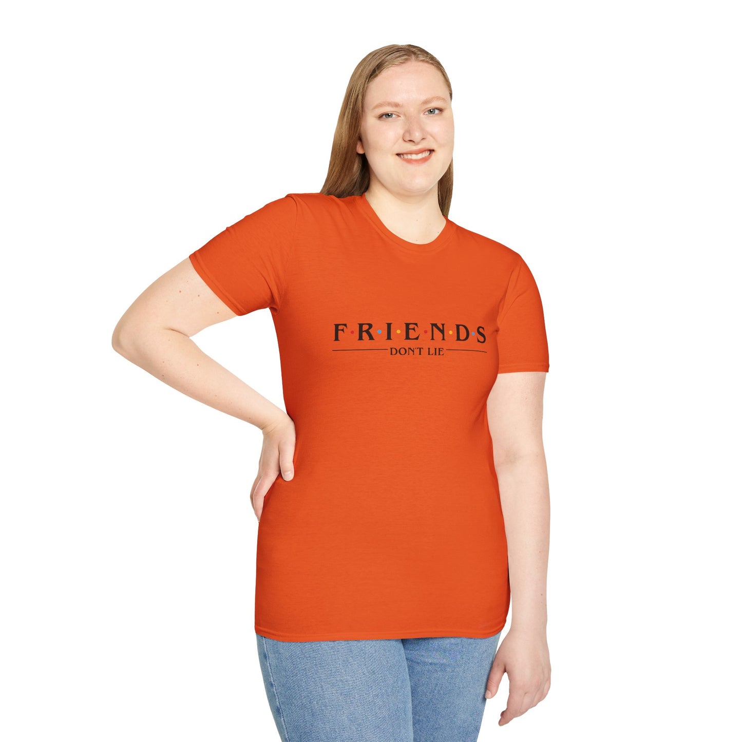 Friends Don't Lie T-Shirt — Stranger Things Inspired Retro Logo Tee